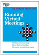 Book cover of: Running Virtual Meetings (HBR 20-Minute Manager Series). By: Harvard Business Review