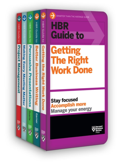 Book cover of: HBR Guides to Being an Effective Manager Collection (5 Books) (HBR Guide Series). By: Harvard Business Review Harvard Business Review