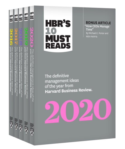 Book cover of: 5 Years of Must Reads from HBR: 2020 Edition (5 Books)