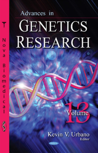 Book cover of: Advances in Genetics Research. By: Kevin V. Urbano