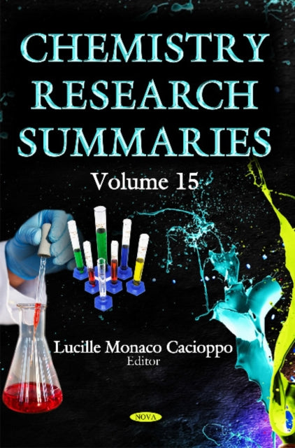 Book cover of: Chemistry Research Summaries. By: Lucille Monaco Cacioppo