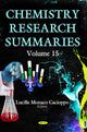 Book cover of: Chemistry Research Summaries. By: Lucille Monaco Cacioppo