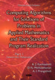 Book cover of: Computing Algorithms of Solution of Problems of Applied Mathematics & Their Standard Program Realization. By: Kartlos Joseph Kachiashvili