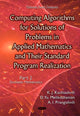 Book cover of: Computing Algorithms of Solution of Problems of Applied Mathematics & Their Standard Program Realization. By: D. Yu Melikdzhanian