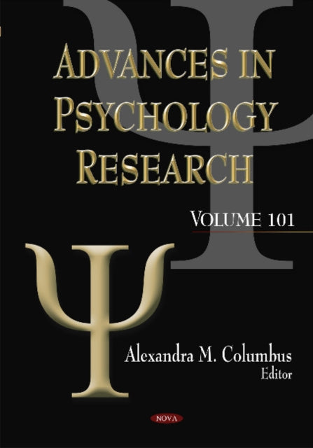 Book cover of: Advances in Psychology Research. By: Alexandra M. Columbus