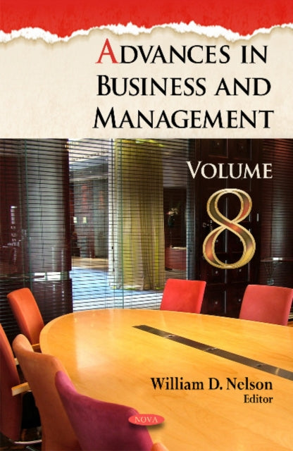Book cover of: Advances in Business and Management. By: William D. Nelson