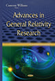 Book cover of: Advances in General Relativity Research. By: Cameron Williams