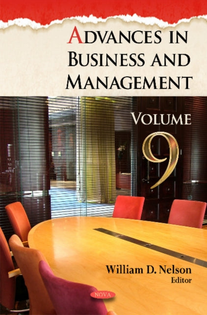 Book cover of: Advances in Business & Management. By: William D. Nelson