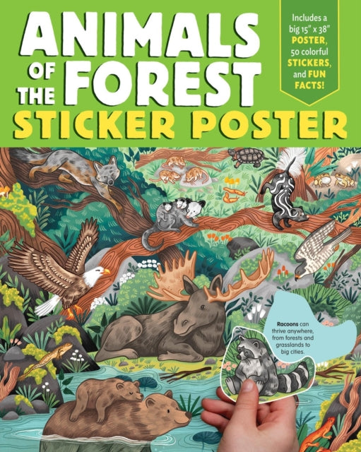 Book cover of: Animals of the Forest Sticker Poster. By: Editors of Storey Publishing