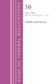 Book cover of: Code of Federal Regulations, Title 50 Wildlife and Fisheries 17.95(b), Revised as of October 1, 2022. By: Office Of The Federal Register (U.S.)