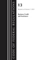 Book cover of: Code of Federal Regulations, Title 13 Business Credit and Assistance, Revised as of January 1, 2023. By: Office Of The Federal Register (U.S.)
