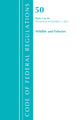 Book cover of: Code of Federal Regulations, Title 50 Wildlife and Fisheries 1-16, Revised as of October 1, 2021. By: Office of the Federal Register (U.S.)