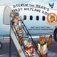 Book cover of: Steven the Bear's First Airplane Ride. By: Scott Hall