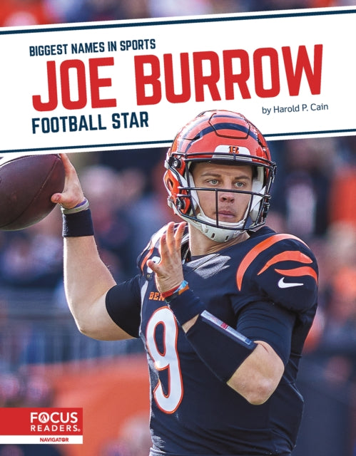 Book cover of: Joe Burrow. By: TBD
