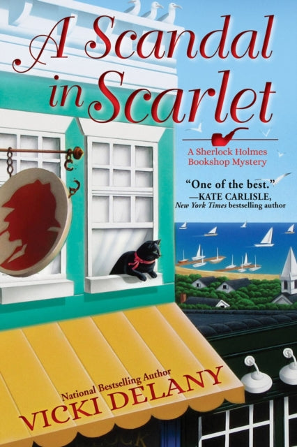 Book cover of: Scandal in Scarlet. By: Vicki Delany