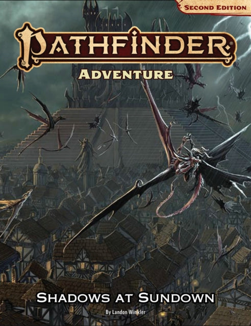 Book cover of: Pathfinder Adventure: Shadows at Sundown (P2). By: Paizo Staff