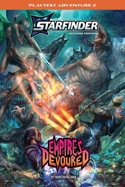 Book cover of: Starfinder Second Edition Playtest Adventure: Empires Devoured (S2). By: Paizo Staff