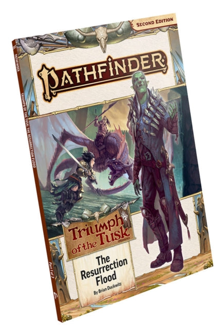 Book cover of: Pathfinder Adventure Path: The Resurrection Flood (Triumph of the Tusk 1 of 3) (P2). By: Paizo Staff