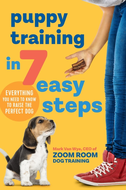 Book cover of: Puppy Training in 7 Easy Steps. By: Zoom Room Dog Training