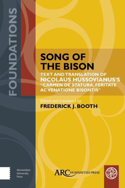 Book cover of: Song of the Bison. By: Frederick J. Booth
