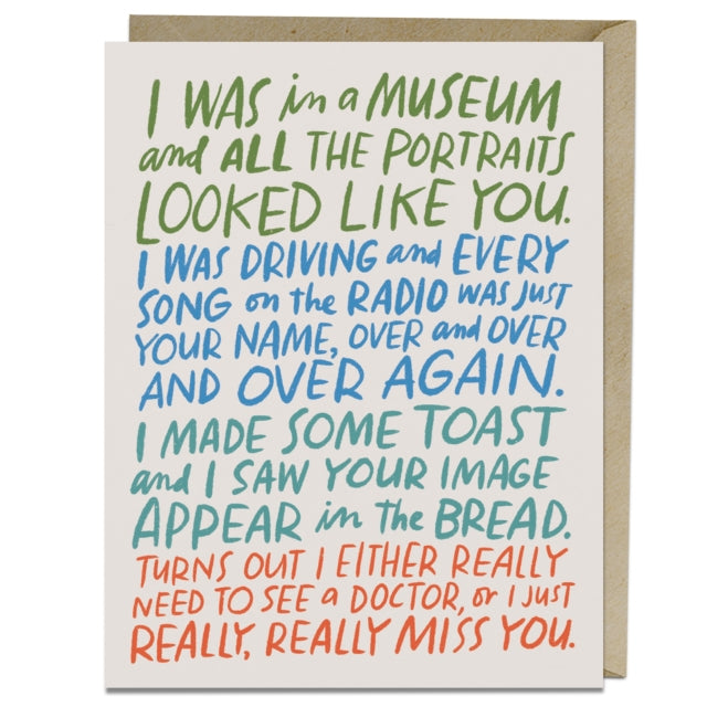 Book cover of: 6-Pack Em & Friends Really Miss You Card