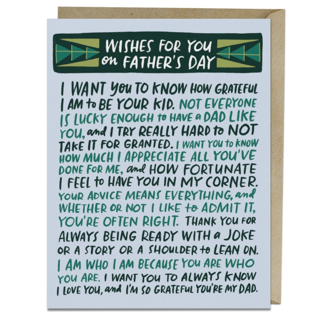 Book cover of: 6-Pack Em & Friends Wishes For You Fathers Day Card