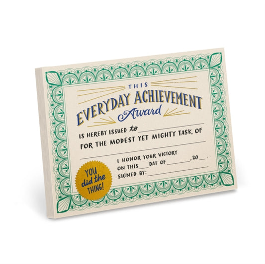 Book cover of: Em & Friends Everyday Achievement Certificate Notepads (New Version). By: Em & Em & Friends