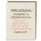 Book cover of: 6-Pack Em & Friends Accidentally Pee Years Old Birthday Cards