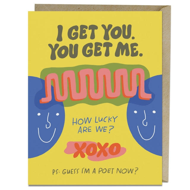 Book cover of: 6-Pack Em & Friends I Get You Greeting Card