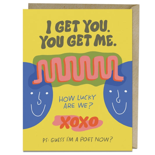 Book cover of: 6-Pack Em & Friends I Get You Greeting Card