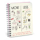 Book cover of: Em & Friends Julia Rothman More / Less Journal Guided Journal