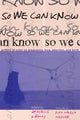 Book cover of: So We Can Know. By: Aracelis Girmay