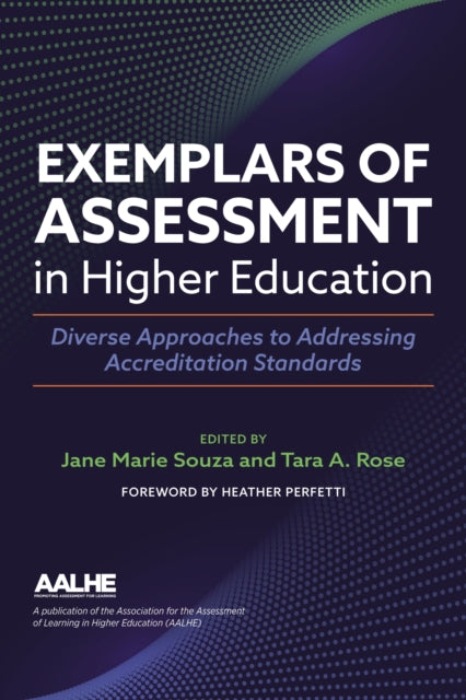 Book cover of: Exemplars of Assessment in Higher Education. By: Jane Marie Souza