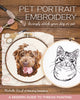 Pet Portrait Embroidery, Lovingly Stitch Your Dog or Cat; a Modern Guide to Thread Painting 9781644030141 Michelle Staub