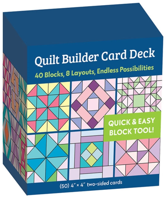 Book cover of: Quilt Builder Card Deck. By: Pubs C&T