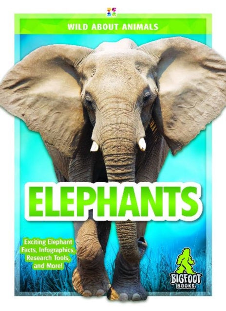 Book cover of: Elephants. By: Emma Huddleston