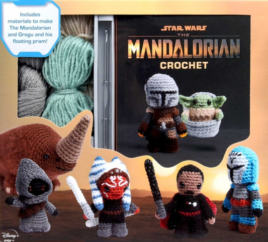 Book cover of: Star Wars: The Mandalorian Crochet. By: Editors of Thunder Bay Press