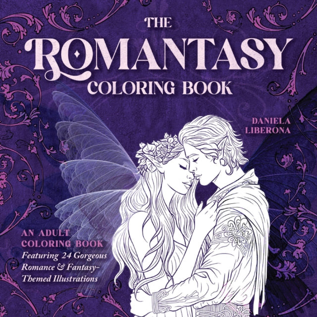 Book cover of: Romantasy Coloring Book. By: Daniela Liberona
