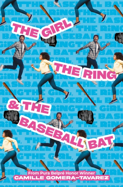 Book cover of: Girl, the Ring, & the Baseball Bat. By: Camille Gomera-Tavarez