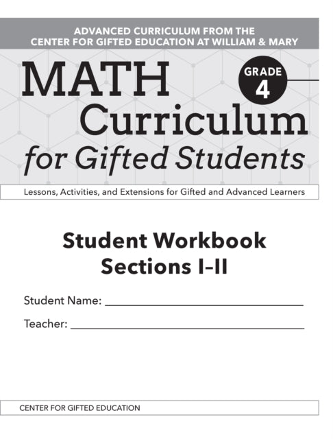 Book cover of: Math Curriculum for Gifted Students. By: Molly Talbot