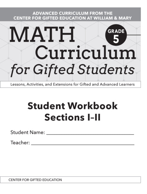 Book cover of: Math Curriculum for Gifted Students. By: Margaret Patti