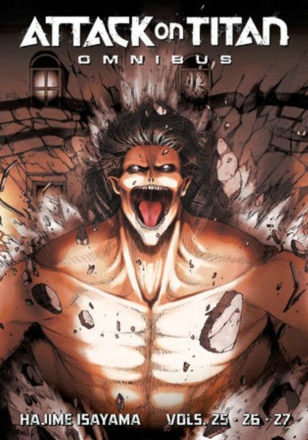 Book cover of: Attack on Titan Omnibus 9 (Vol. 25-27). By: 諫山創