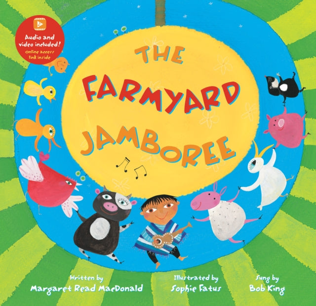 Book cover of: Farmyard Jamboree. By: MacDonald, Margaret Read.