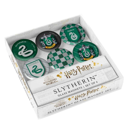 Book cover of: Harry Potter: Slytherin Glass Magnet Set
