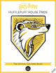 Book cover of: Harry Potter: Hufflepuff House Pride: The Official Coloring Book