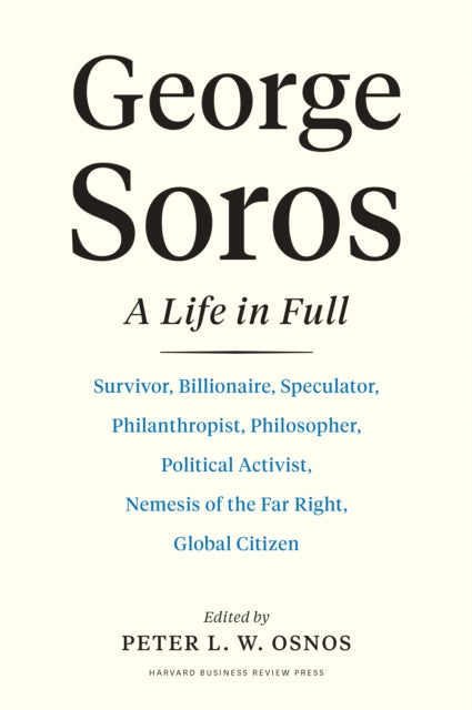 Book cover of: George Soros. By: Peter L. W. Osnos