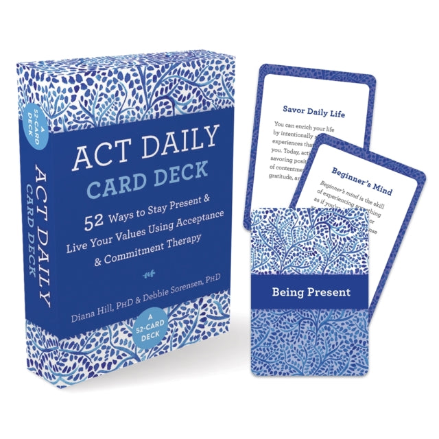 Book cover of: ACT Daily Card Deck. By: Debbie Sorensen