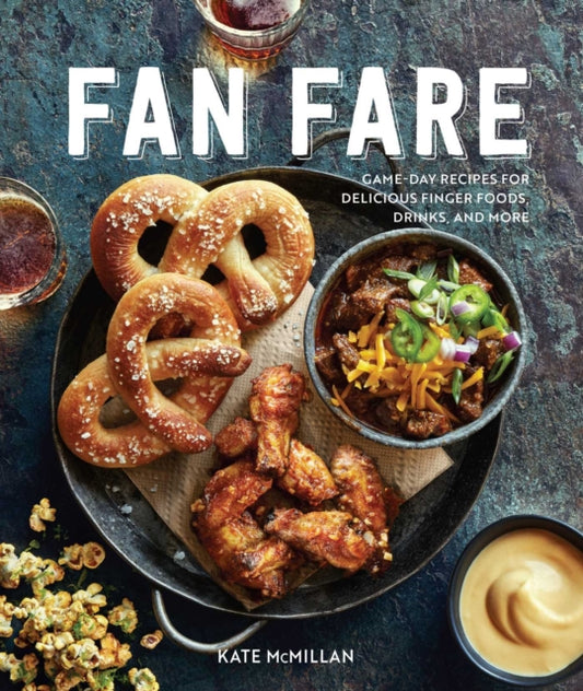 Book cover of: Fan Fare (Gameday food, tailgating, sports fan recipes). By: Kate McMillan