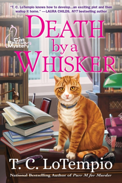 Book cover of: Death by a Whisker. By: T. C. LoTempio