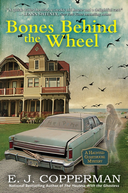 Book cover of: Bones Behind the Wheel. By: E. J. Copperman